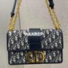 Replica Dior 30 Montaigne Oblique Jacquard Canvas Bag with Chain M9208