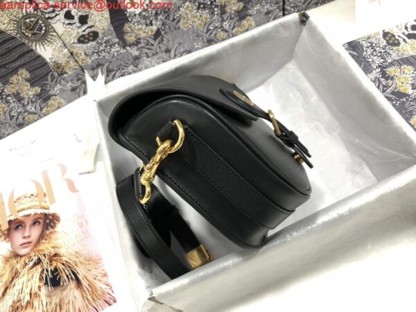 Replica Dior M9319 Medium dior Bobby bag Black box Calfskin 3