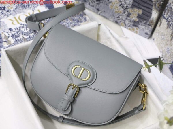 Replica Dior M9319 Medium dior Bobby bag Grey box Calfskin 3