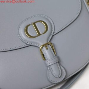 Replica Dior M9319 Medium dior Bobby bag Grey box Calfskin 2