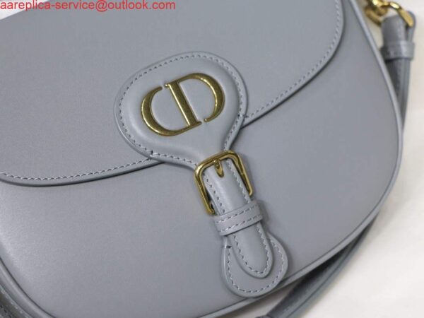 Replica Dior M9319 Medium dior Bobby bag Grey box Calfskin 4