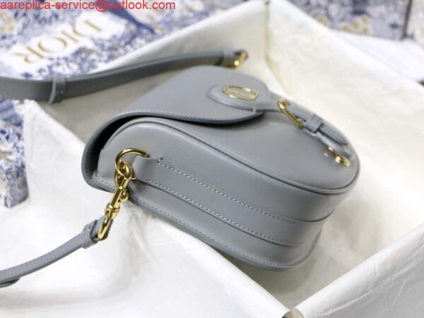 Replica Dior M9319 Medium dior Bobby bag Grey box Calfskin 7