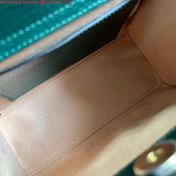 Replica Gucci 702732 Diana Mini Tote Bag Green leather 10