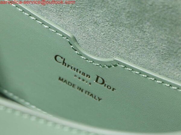 Replica Dior M9319 Medium dior Bobby bag Light Green box Calfskin 10