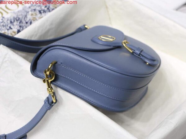 Replica Dior M9319 Medium dior Bobby bag Warm Lake Blue Calfskin 9