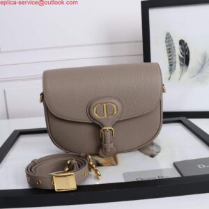 Replica Dior M9319 Medium dior Bobby bag Warm Taupe Grained Calfskin