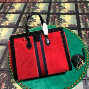 Replica Gucci 524537 Gucci Ophidia GG Medium Tote Shoulder Bag Red