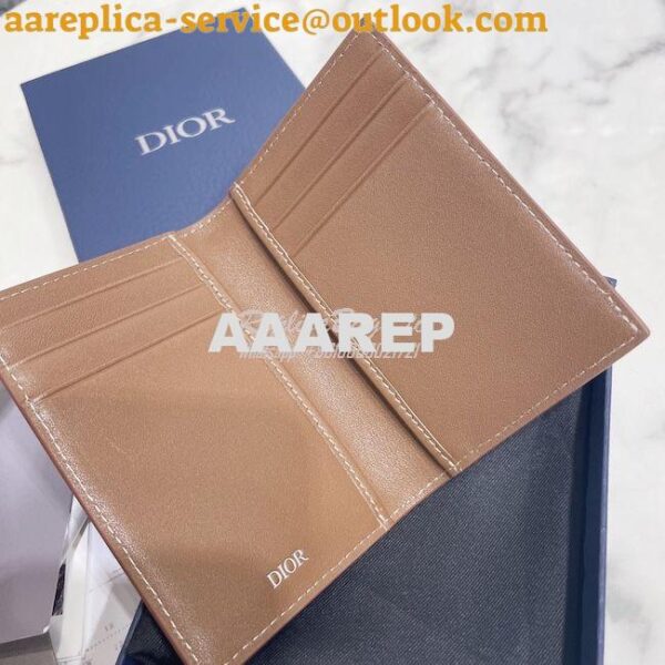 Replica Dior Bi-fold Card Holder CD Diamond Canvas 2ESCH138 11