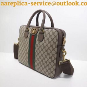 Replica Gucci Ophidia GG Briefcase In Soft GG Supreme Canvas 2