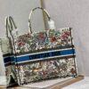 Replica Dior M1286 Large Book Tote D-Constellation embroidery in shades of blue