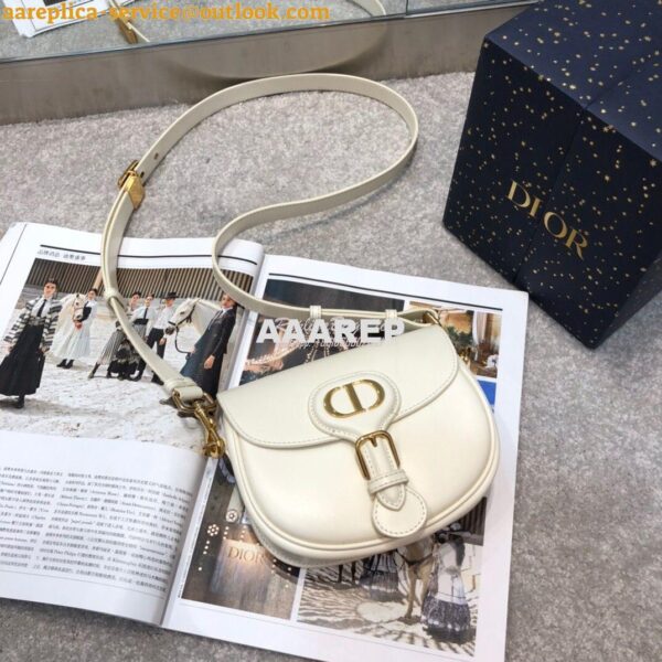 Replica Dior Bobby Bag in Latte Box Calfskin M9319U 3