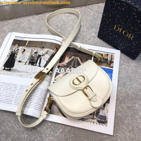 Replica Dior Bobby Bag in Latte Box Calfskin M9319U 4