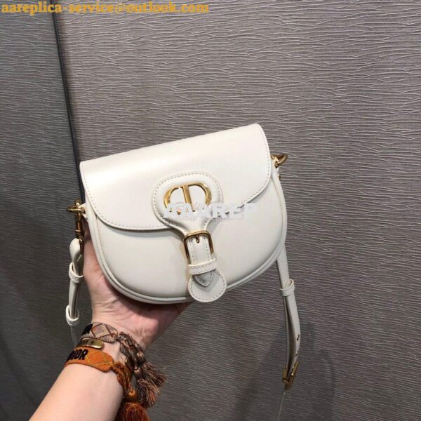 Replica Dior Bobby Bag in Latte Box Calfskin M9319U 6