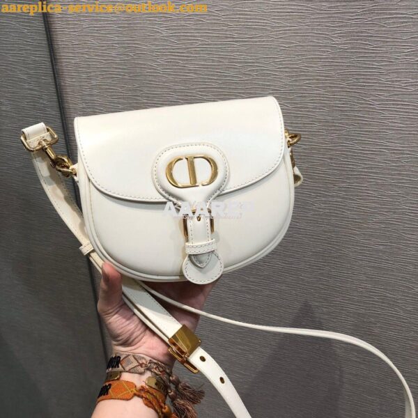 Replica Dior Bobby Bag in Latte Box Calfskin M9319U 7