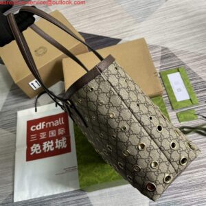 Replica Gucci 631685 Ophidia GG medium tote brown 2