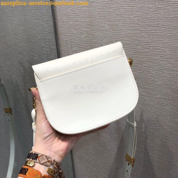 Replica Dior Bobby Bag in Latte Box Calfskin M9319U 14