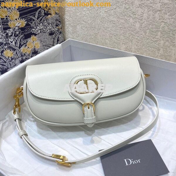 Replica Dior Bobby East-West Bag Latte Box Calfskin M9327 3