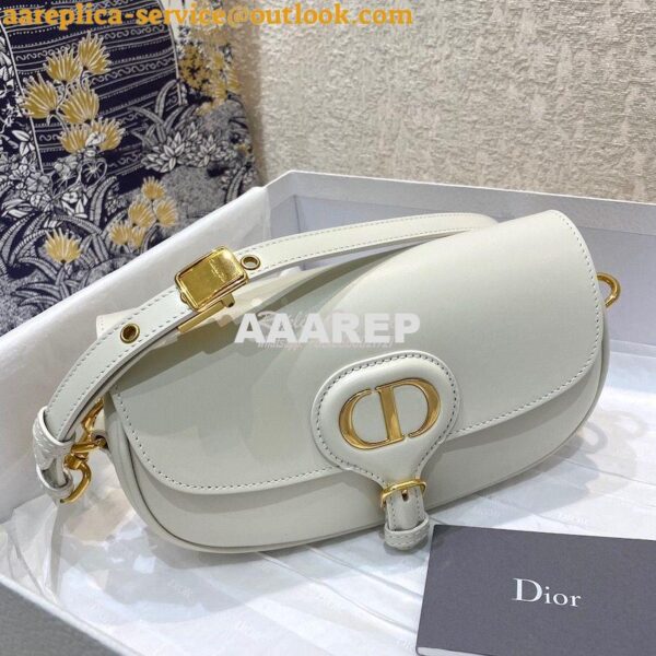 Replica Dior Bobby East-West Bag Latte Box Calfskin M9327 4