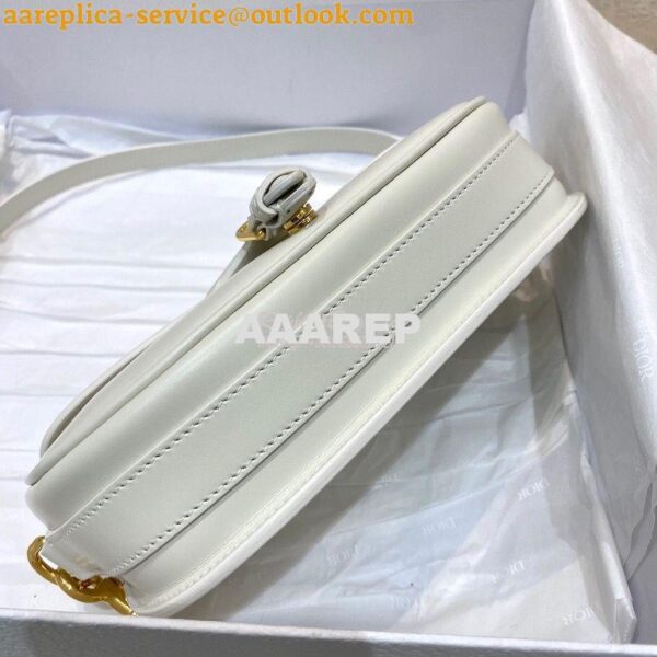 Replica Dior Bobby East-West Bag Latte Box Calfskin M9327 6