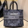 Replica Dior Book Tote bag Embroidered Canvas with Blue De Jouy Motif