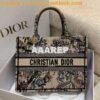 Replica Dior Book Tote bag Embroidered Canvas with Multicolored KaléiD