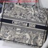 Replica Dior Book Tote M1286 Blue Camouflage Embroidery 2