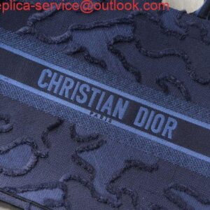 Replica Dior Book Tote M1286 Blue Camouflage Embroidery 2