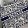 Replica Dior Book Tote M1286 Blue Dior Palms Embroidery