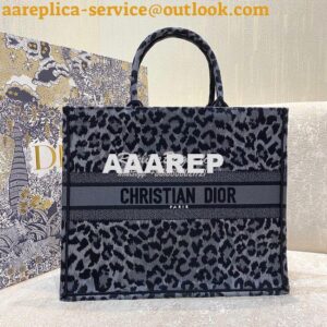 Replica Dior Book Tote bag in Gray Mizza Embroidery 2