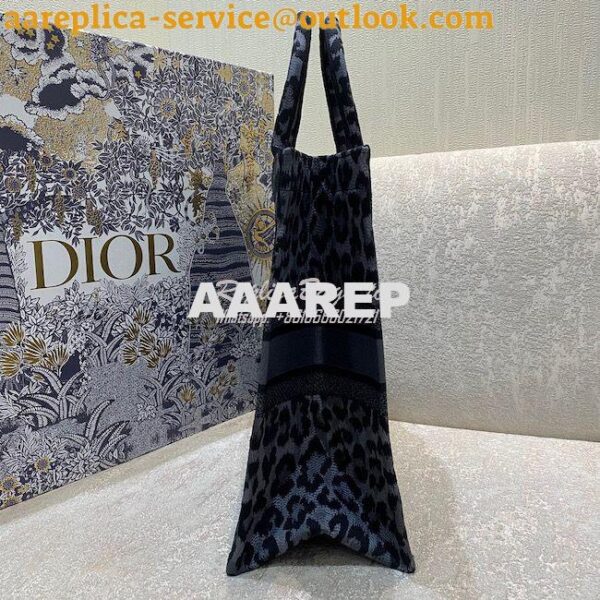 Replica Dior Book Tote bag in Gray Mizza Embroidery 6