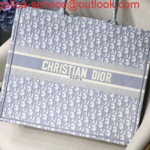 Replica Dior M1286 Book Tote Christian Dior Shoulder Shopping Bag Gray