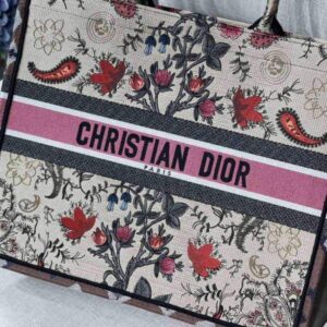 Replica Dior M1286 Book Tote Multicolor Flowers Embroidery