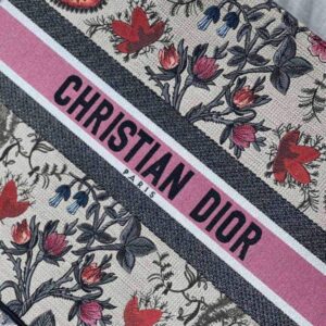 Replica Dior M1286 Book Tote Multicolor Flowers Embroidery 2