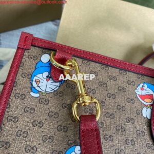 Replica GG 653952 Gucci Doraemon x Gucci large Tote bag Red 2