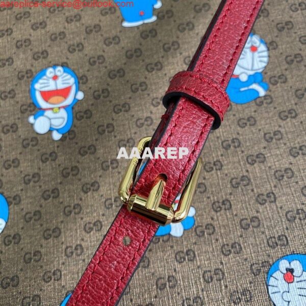 Replica GG 653952 Gucci Doraemon x Gucci large Tote bag Red 4