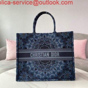 Replica Dior M1286 Dior Book Tote Navy Blue Dior Constellation Embroidery 2