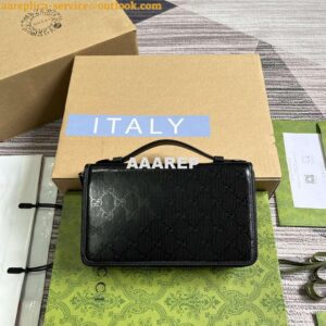 Replica Gucci 336298 Travel Document Package Black