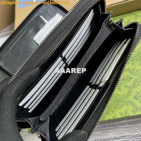 Replica Gucci 358933 GG Travel Document Package Black 10