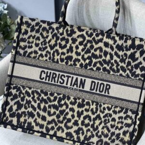 Replica Dior M1286 Large Book Tote Beige Mizza Multicolor Embroidery