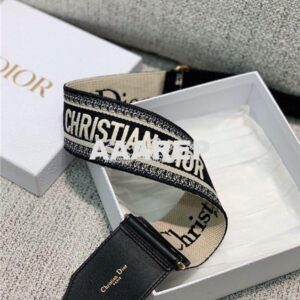 Replica Christian Dior Belt Embroidered Canvas 65 MM B0001 2