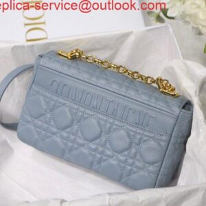 Replica Dior M9241 Dior Small Dior Caro Bag Blue 2