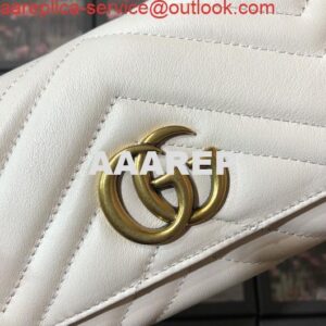 Replica Gucci 443436 GG Marmont Continental Wallet White 2