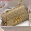 Replica Dior M9243 Large Caro Bag Calfskin Red Gold