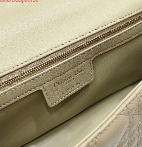 Replica Dior Medium Caro Bag Calfskin M9242 Apricot 8