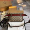 Replica Gucci 489617 Neo Vintage GG Supreme Belt Bag Brown