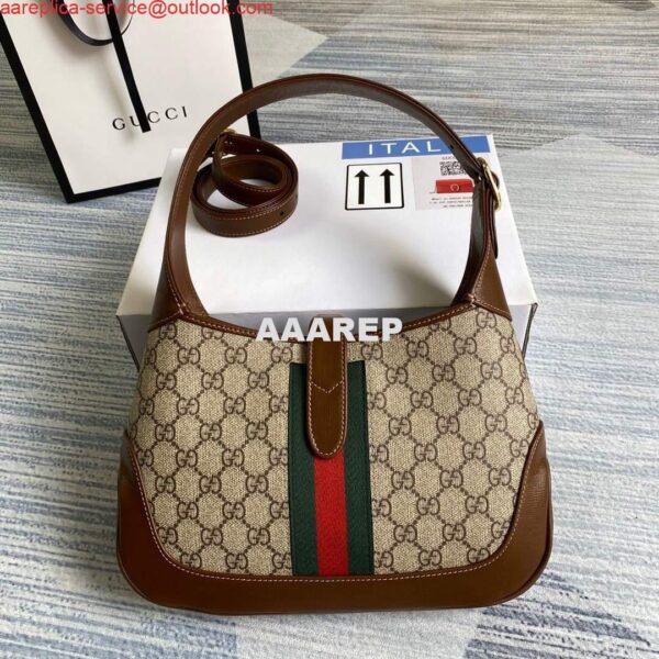 Replica Gucci 636706 Jackie Vintage Underarm Bag Brown 3