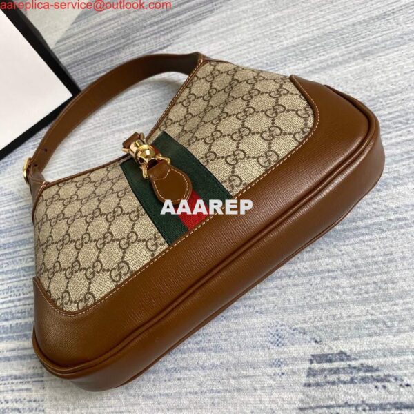 Replica Gucci 636706 Jackie Vintage Underarm Bag Brown 6