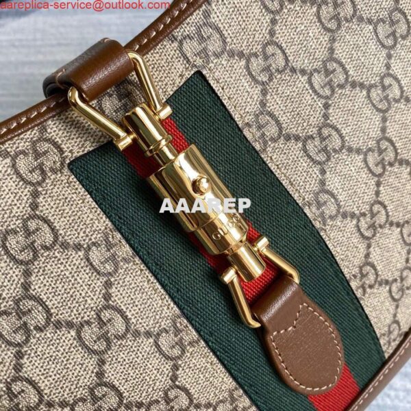 Replica Gucci 636706 Jackie Vintage Underarm Bag Brown 7