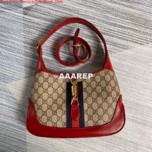 Replica Gucci 636706 Jackie Vintage Underarm Bag Red 2