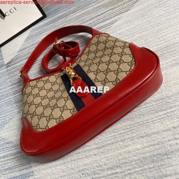 Replica Gucci 636706 Jackie Vintage Underarm Bag Red 5